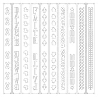 SVG Cutwork 1" Key Fob Bundle SET #3 - 10 SVG files for creating cork fabric/Kraft-Tex/marine vinyl overlays