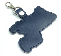 Massachusetts state snap tab - DIGITAL DOWNLOAD - In The Hoop Embroidery Machine Design - key fob - keychain - luggage tag