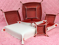 DIGITAL DOWNLOAD - In The Hoop Embroidery Machine Design - 8 sizes - HEARTS Snap Tray - Valet Tray - Travel - Trinket Tray
