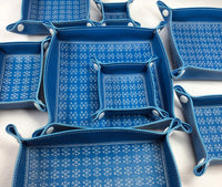 DIGITAL DOWNLOAD - In The Hoop Embroidery Machine Design - 8 sizes - SNOWFLAKES Snap Tray - Valet Tray - Travel - Trinket Tray