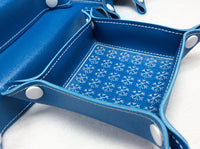 DIGITAL DOWNLOAD - In The Hoop Embroidery Machine Design - 8 sizes - SNOWFLAKES Snap Tray - Valet Tray - Travel - Trinket Tray
