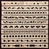 SVG Cutwork 1" Key Fob Bundle SET #2 - 10 SVG files for creating cork fabric/Kraft-Tex/marine vinyl overlays