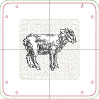 DIGITAL DOWNLOAD - In The Hoop Embroidery Machine Design - 7" x 7" Food Group Snap Tray Set - 6 designs - Valet Tray