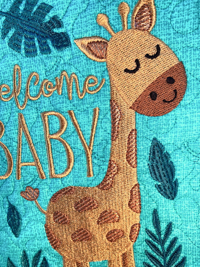 FABRIC KIT for ASIT 'Welcome Baby mini quilt'