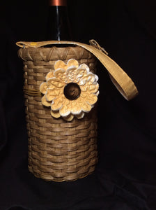 Single Wine Bottle Carrier Basket PDF Pattern