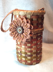 Single Wine Bottle Carrier Basket PDF Pattern