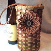 Single Wine Bottle Carrier Basket PDF Pattern