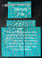 SVG digital files for creating leopard print fabric for the Embroidery Garden Essentials Bag
