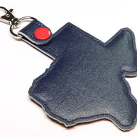 Texas state snap tab - DIGITAL DOWNLOAD - In The Hoop Embroidery Machine Design - key fob - keychain - luggage tag