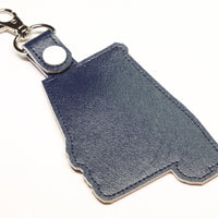 Georgia state snap tab - DIGITAL DOWNLOAD - In The Hoop Embroidery Machine Design - key fob - keychain - luggage tag