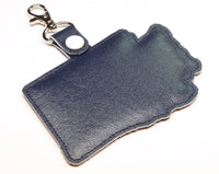 Washington state snap tab - DIGITAL DOWNLOAD - In The Hoop Embroidery Machine Design - key fob - keychain - luggage tag

