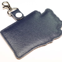 Washington state snap tab - DIGITAL DOWNLOAD - In The Hoop Embroidery Machine Design - key fob - keychain - luggage tag