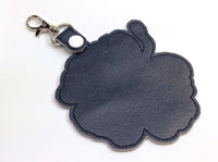 Hawaii state snap tab - DIGITAL DOWNLOAD - In The Hoop Embroidery Machine Design - key fob - keychain - luggage tag
