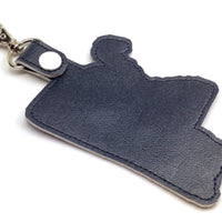 Mississippi state snap tab - DIGITAL DOWNLOAD - In The Hoop Embroidery Machine Design - key fob - keychain - luggage tag