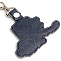 Alaska state snap tab - DIGITAL DOWNLOAD - In The Hoop Embroidery Machine Design - key fob - keychain - luggage tag