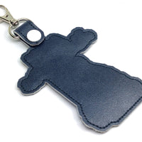 New Hampshire state snap tab - DIGITAL DOWNLOAD - In The Hoop Embroidery Machine Design - key fob - keychain - luggage tag