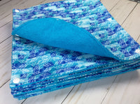 In The Hoop Fabric Towels for 10 5/8" x 10 5/8" hoop - unpaper towels embroidery design - digital download
