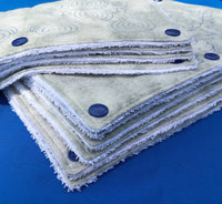 In The Hoop Fabric Towels for 8" x 12" hoop - unpaper towels embroidery design - digital download
