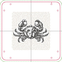 DIGITAL DOWNLOAD - In The Hoop Embroidery Machine Design - 7" x 7" Food Group Snap Tray Set - 6 designs - Valet Tray

